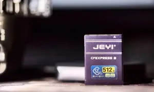 Karta pamięci JEYI CFexpress B 512 GB, gotowa do uchwycenia 120P RAW.