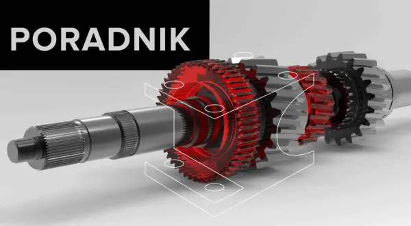 Poradnik z wykorzystaniem IronCAD do wizualizacji mechanizmu zębatek.