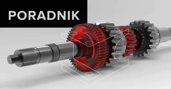 Poradnik z wykorzystaniem IronCAD do wizualizacji mechanizmu zębatek.