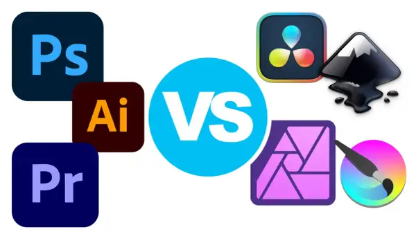 Porównanie programów graficznych: Adobe Photoshop, Illustrator, Premiere Pro vs. DaVinci Resolve, Affinity Designer, Photo. Szukasz alternatywy dla Adobe Premiere Pro za darmo?